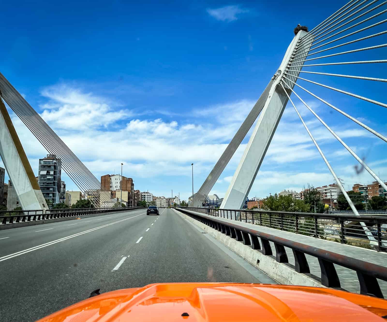 Lleida - Brücke über den Ebro Road Trip 2022 Nordspanien
